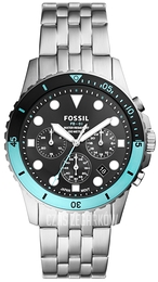 Fossil Fb-01 Chrono Czarny/Stal Ø42 mm FS5827
