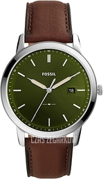 Fossil The Minimalist Zielony/Skóra Ø44 mm FS5838