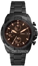 Fossil Bronson Brązowy/Stal Ø44 mm FS5851