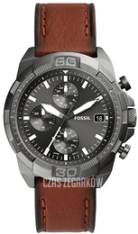 Fossil Bronson Szary/Skóra Ø44 mm FS5855