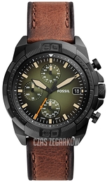 Fossil Bronson Zielony/Skóra Ø44 mm FS5856