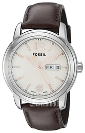Fossil Biały/Skóra Ø43 mm FSW4004