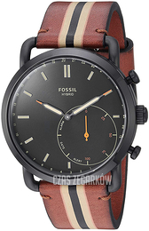 Fossil Czarny/Skóra Ø42 mm FTW1183