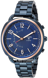 Fossil Q Accomplice Niebieski/Stal Ø39 mm FTW1203