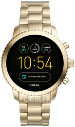 Fossil Ekran LCD/Stal w odcieniu złota Ø46 mm FTW4010