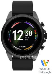 Fossil Gen 6 Wielokolorowy/Guma Ø44 mm FTW4061