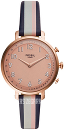 Fossil Różowe złoto/Skóra Ø36 mm FTW5051
