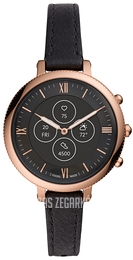 Fossil Monroe Czarny/Skóra Ø38 mm FTW7035