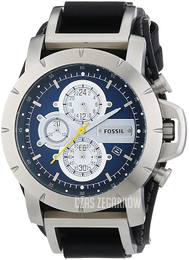 Fossil Trend Niebieski/Skóra Ø45 mm JR1156