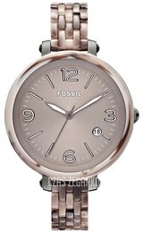 Fossil Szary/Żywica z tworzywa sztucznego Ø42 mm JR1405