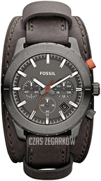 Fossil Keaton Szary/Skóra Ø43 mm JR1418