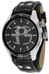 Fossil Czarny/Skóra Ø44 mm JR1472