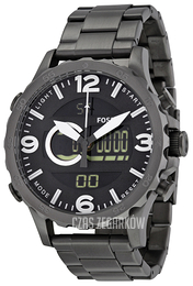Fossil Nate Czarny/Stal Ø50 mm JR1491