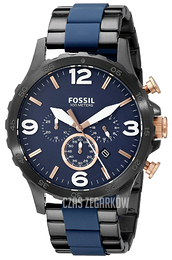 Fossil Casual Niebieski/Stal Ø50 mm JR1494