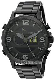 Fossil Nate Czarny/Stal Ø50 mm JR1507