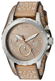 Fossil Nate Brązowy/Skóra Ø45 mm JR1518