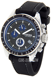 Fossil Chronograph Czarny/Guma Ø42 mm LE1007