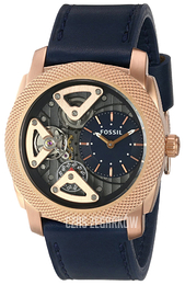 Fossil Machine Niebieski/Skóra Ø45 mm ME1158