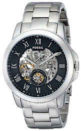 Fossil Mechanical Czarny/Stal Ø44 mm ME3055