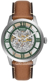 Fossil Townsman Zielony/Skóra Ø44 mm ME3234