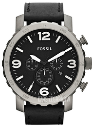 Fossil Nate Czarny/Skóra Ø50 mm TI1005