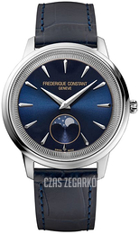 Frederique Constant Classics Niebieski/Skóra Ø37 mm FC-206N3S6