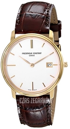 Frederique Constant Classics Biały/Skóra Ø37 mm FC-220NW4S5