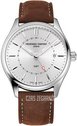 Frederique Constant Classics Quartz Srebrny/Skóra Ø40 mm FC-252SS5B6