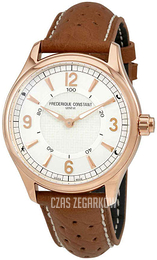 Frederique Constant Horological Smartwatch Srebrny/Skóra Ø42 mm FC-282AS5B4