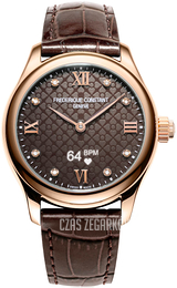 Frederique Constant Vitality Brązowy/Skóra Ø36 mm FC-286CD3B4