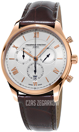 Frederique Constant Classics Srebrny/Skóra Ø40 mm FC-292MV5B4