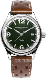 Frederique Constant Vintage Rally Zielony/Skóra Ø40 mm FC-303HGRS5B6