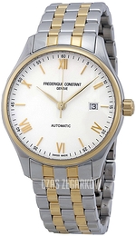 Frederique Constant Classics Biały/Stal w odcieniu złota Ø40 mm FC-303WN5B3B