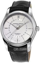Frederique Constant Classics Srebrny/Skóra Ø43 mm FC-332S6B6