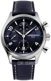 Frederique Constant Runabout Niebieski/Skóra Ø42 mm FC-392RMN5B6