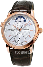 Frederique Constant Hybrid Manufacture Srebrny/Skóra Ø42 mm FC-750V4H4