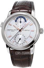 Frederique Constant Hybrid Manufacture Srebrny/Skóra Ø42 mm FC-750V4H6