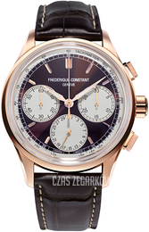 Frederique Constant Flyback Brązowy/Skóra Ø42 mm FC-760CHC4H4