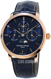 Frederique Constant Manufacture Niebieski/Skóra Ø42 mm FC-775N4S4