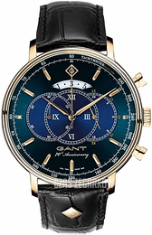 Gant Niebieski/Skóra Ø45 mm G103004