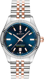 Gant Sussex Niebieski/Stal w kolorze różowego złota Ø38 mm G171004