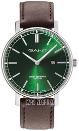 Gant Nashville Zielony/Skóra Ø42 mm GT006015