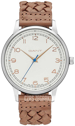 Gant Tremonth Biały/Skóra Ø42 mm GT025004