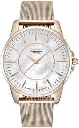 Gant Biały/Stal w kolorze różowego złota Ø35 mm GT060001