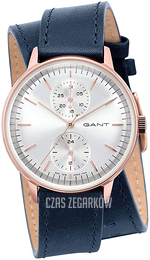 Gant Srebrny/Skóra Ø36 mm GTAD09000699I