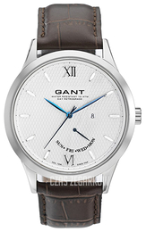 Gant Kingstown Srebrny/Skóra Ø44 mm W10752