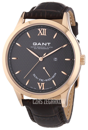 Gant Kingstown Szary/Skóra Ø44 mm W10753