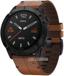 Garmin Fēnix 6X Pro Czarny/Skóra Ø51 mm 010-02157-14