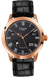 Glashütte Original Senator Czarny/Skóra Ø42 mm 100-02-25-05-05