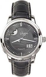 Glashütte Original Senator Szary/Skóra Ø40 mm 100-04-04-02-04